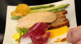 foie gras aux épices en déclinaison de goûts