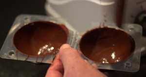 Coques en chocolat à démouler
