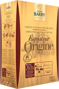 Chocolat couverture noir Equateur-Barry