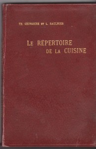 Répertoire Cuisine Gringoire & Saulnier